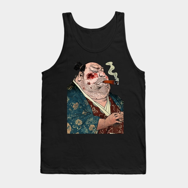 Puff Sumo: Tolerance is King on a Dark Background Tank Top by Puff Sumo